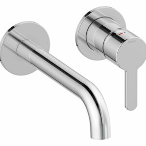 Damixa chrome Silhouet wastafelkraan inbouw 250mm uitloop