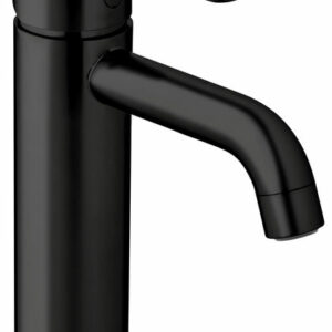 Damixa mat zwart Silhouet wastafelkraan medium opbouw