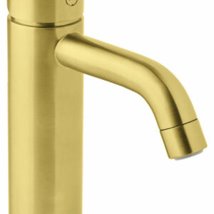 Damixa mat messing Silhouet wastafelkraan medium opbouw